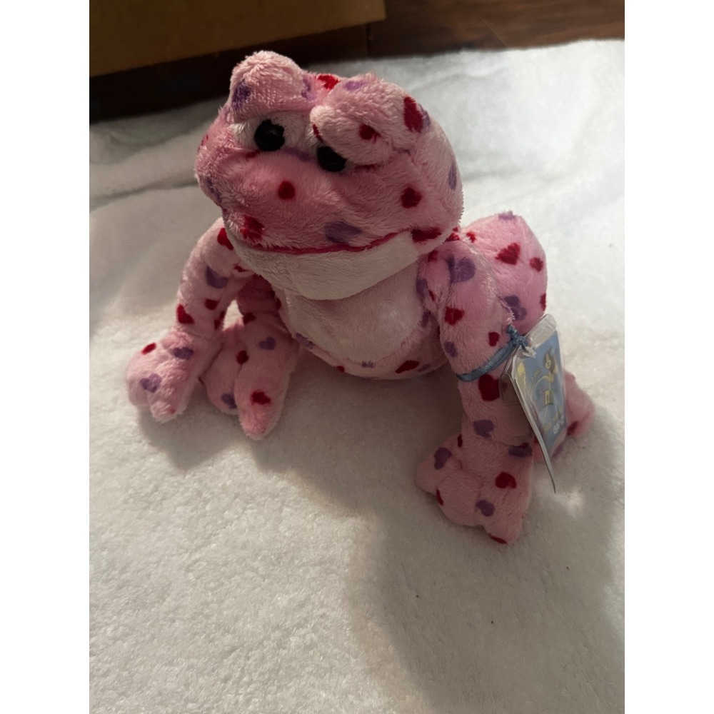 Ganz Webkinz Love Frog Pink Heart Plush Collectible Sealed Code HM144 Valentine